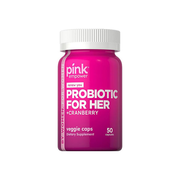 PINK-Probiotics-for-Women Probiotics for Women + Cranberry - Figura 1