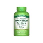 Magnesium Citrate Softgels | 250mg | 120 Count