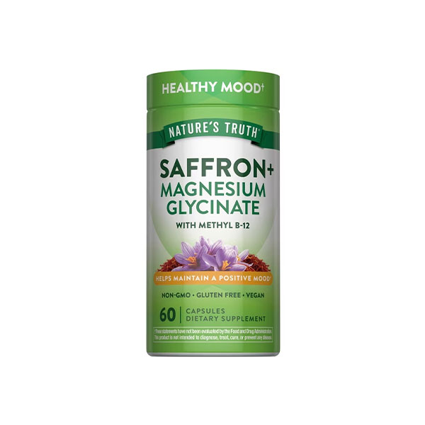 Saffron-1- Saffron Extract Capsules | With Magnesium Glycinate and Vitamin B-12 - Figura 1
